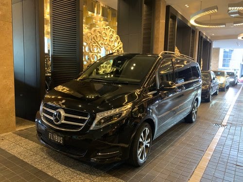 mercedes-benz v-class minivan chauffeur cars melbourne